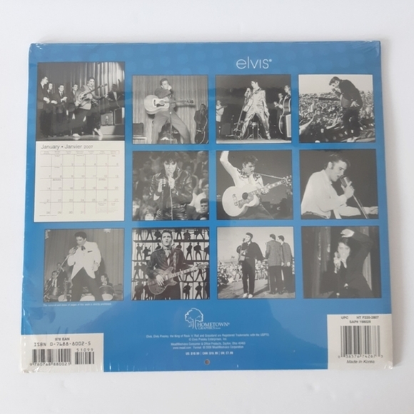 Sealed Elvis Calendar 2007 - Picture 3 of 9